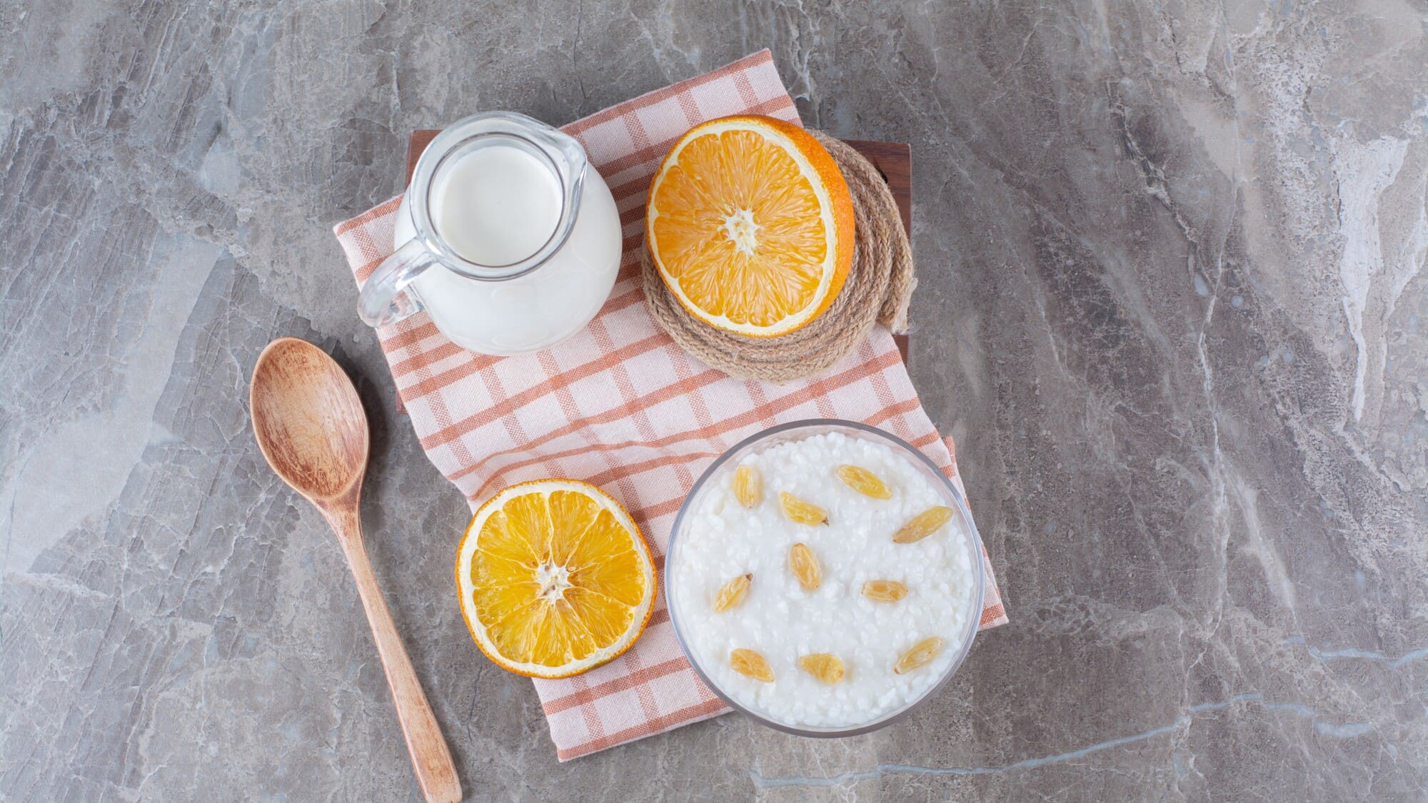 Hai loại sữa chua kefir và cam tươi - BOH Kefir