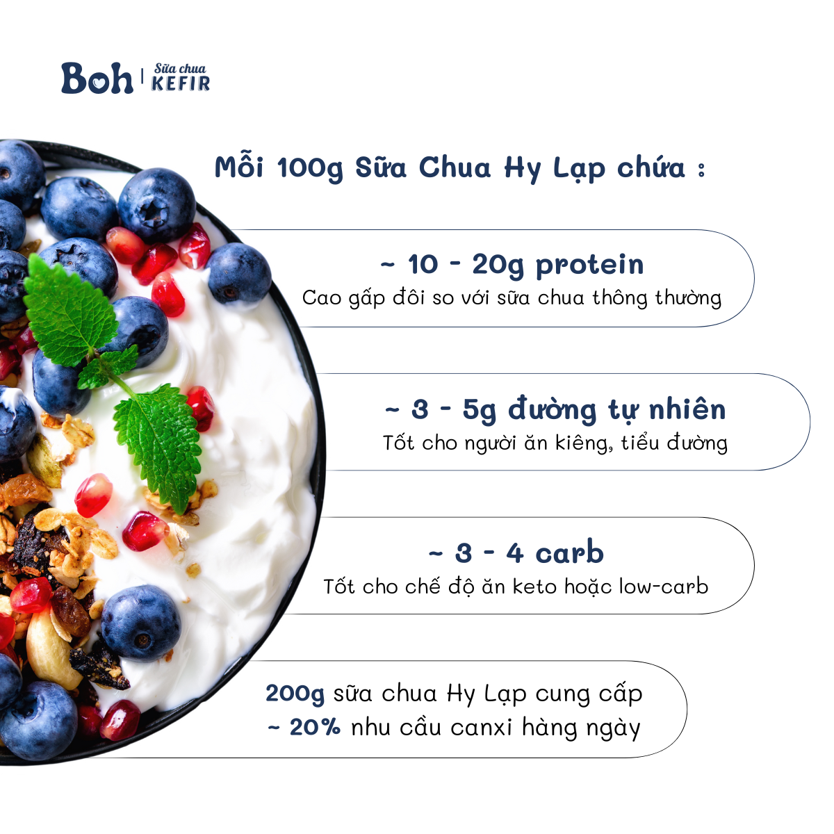 Sữa chua Hy Lạp Kefir - Boh (4) - BOH Kefir
