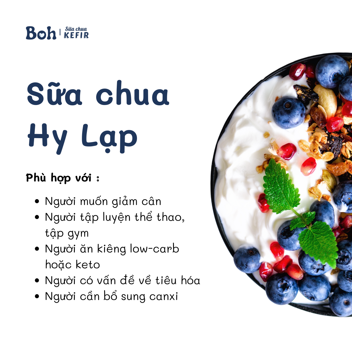 Sữa chua Hy Lạp Kefir - Boh (5) - BOH Kefir