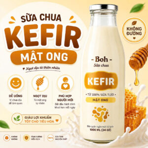 Sữa chua uống Kefir mật ong Boh (1) - BOH Kefir